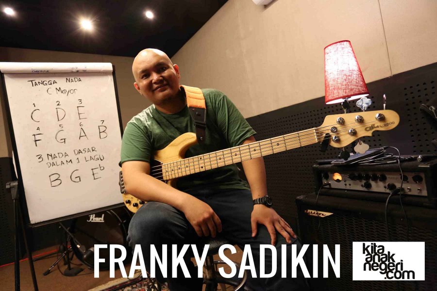 Belajar Bass : Franky Sadikin – Tangga nada C Mayor