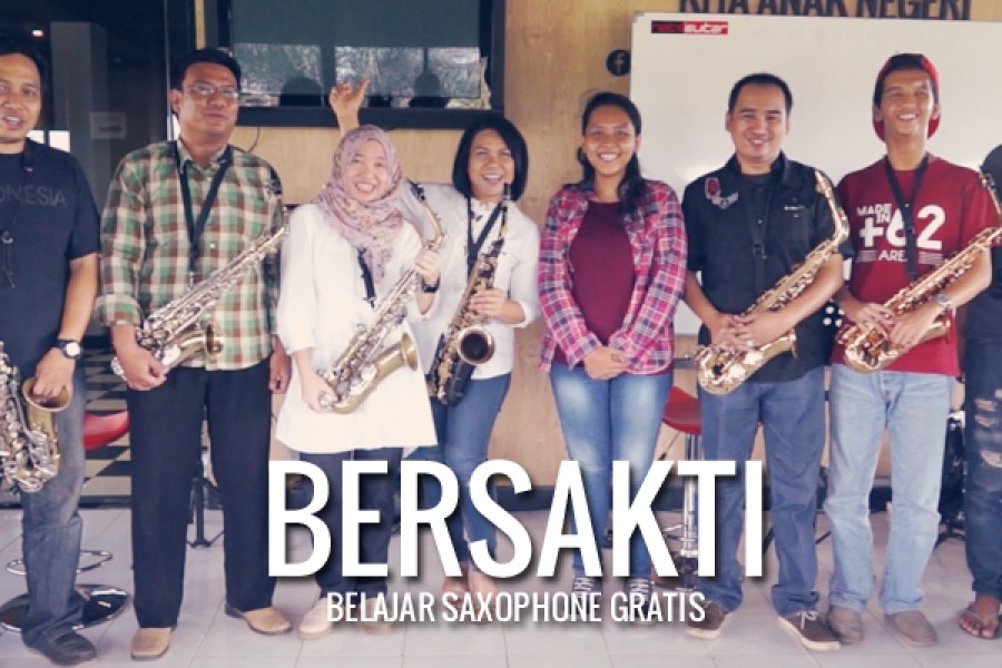 Bersakti (Belajar Saxophone Grati)