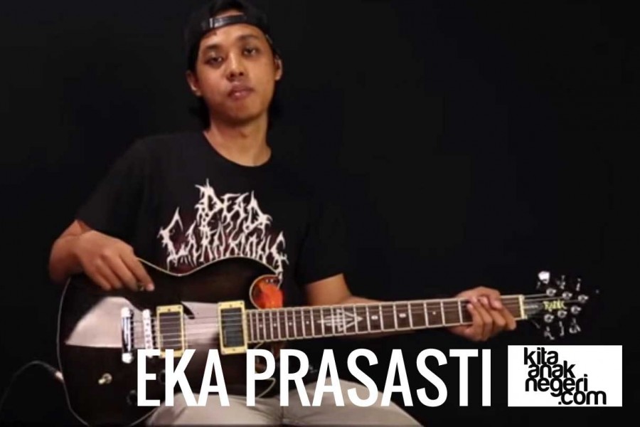 Belajar Gitar Elektrik : Eka Prasasti – Dasar bermain Drop D Tuning ( Rock – Heavy Metal lesson )