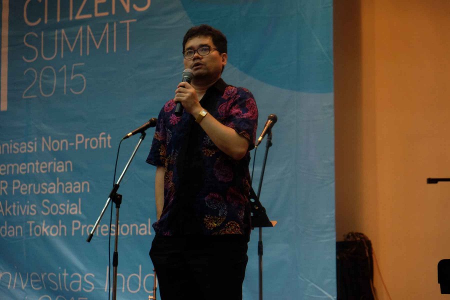 ANANDA SUKARLAN – INDONESIAN CITIZENS SUMMIT 2015 UI DEPOK