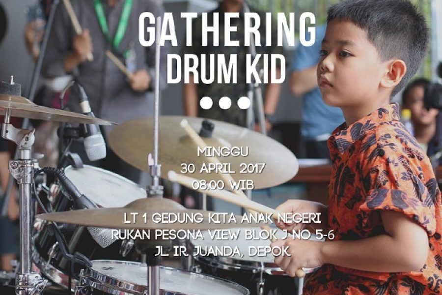 Drumming Ceria di Gathering Drum Kid April 2017, Besok!