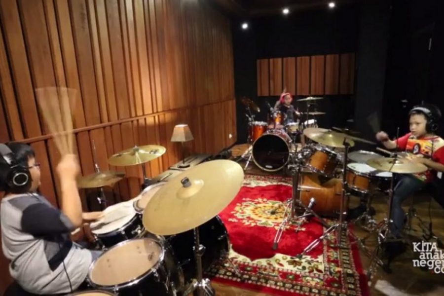 (Student Project) Trio Drum Kid – Uptown Funk (Bruno Mars Cover)