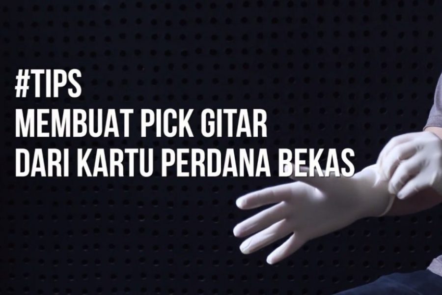 [TipsKITA] Membuat Pick Gitar dari Kartu Perdana Bekas