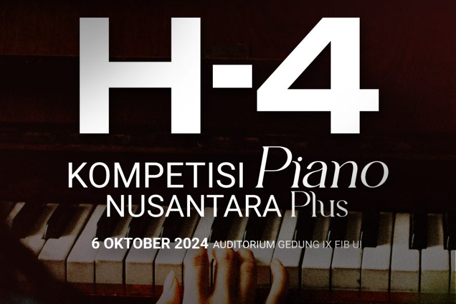 Dua Puisi, Empat Hari Menjelang Kompetisi Piano Nusantara Plus di Depok