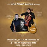 Indonesia Kedatangan Trio Saint-Saens, Yonggi Menerima Beasiswa Ikuti Masterclass-nya