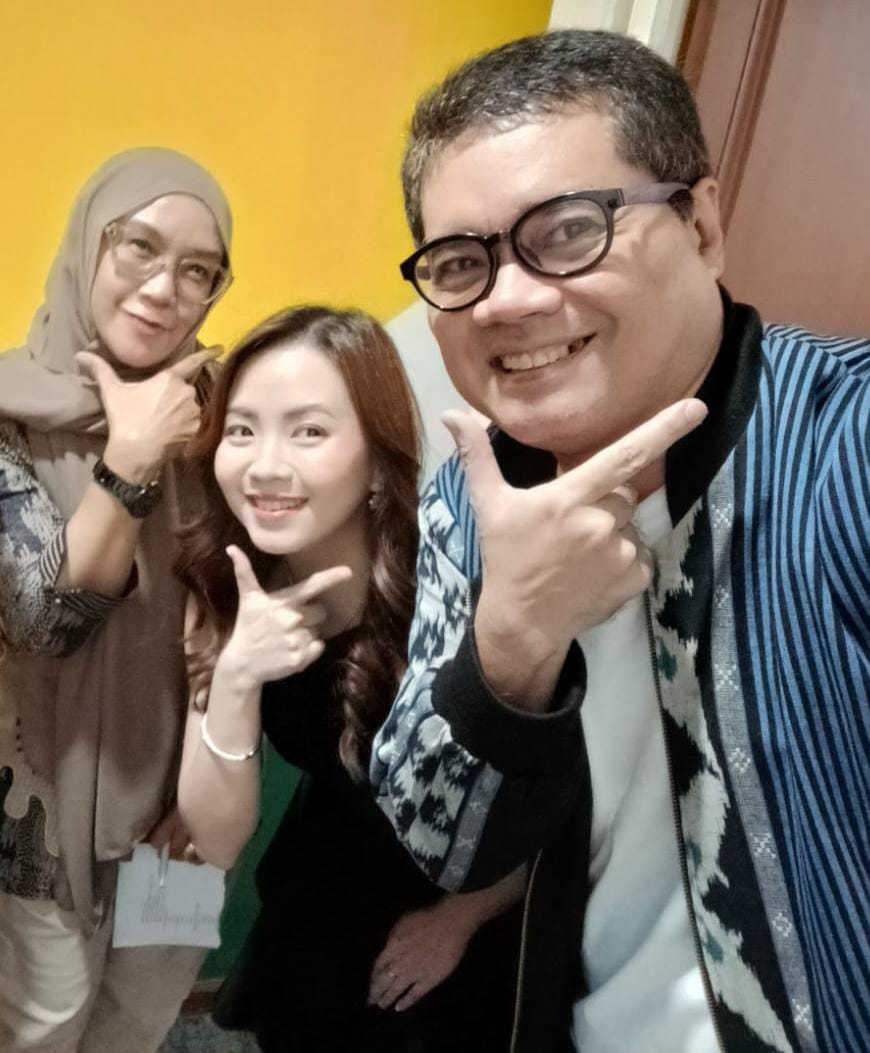 Perbincangan penyair Depok, Shantined dengan Ananda Sukarlan, Pasca PPN XIII 2025 di Jakarta